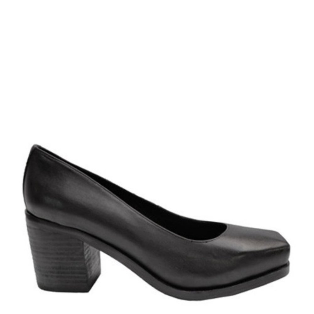 Square Toe Chunky Heels